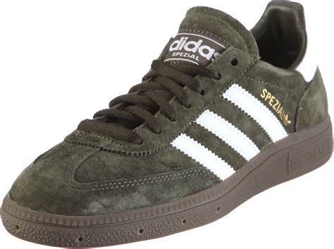 adidas spezial trainers dark olive white|adidas handball spezial trainers green.